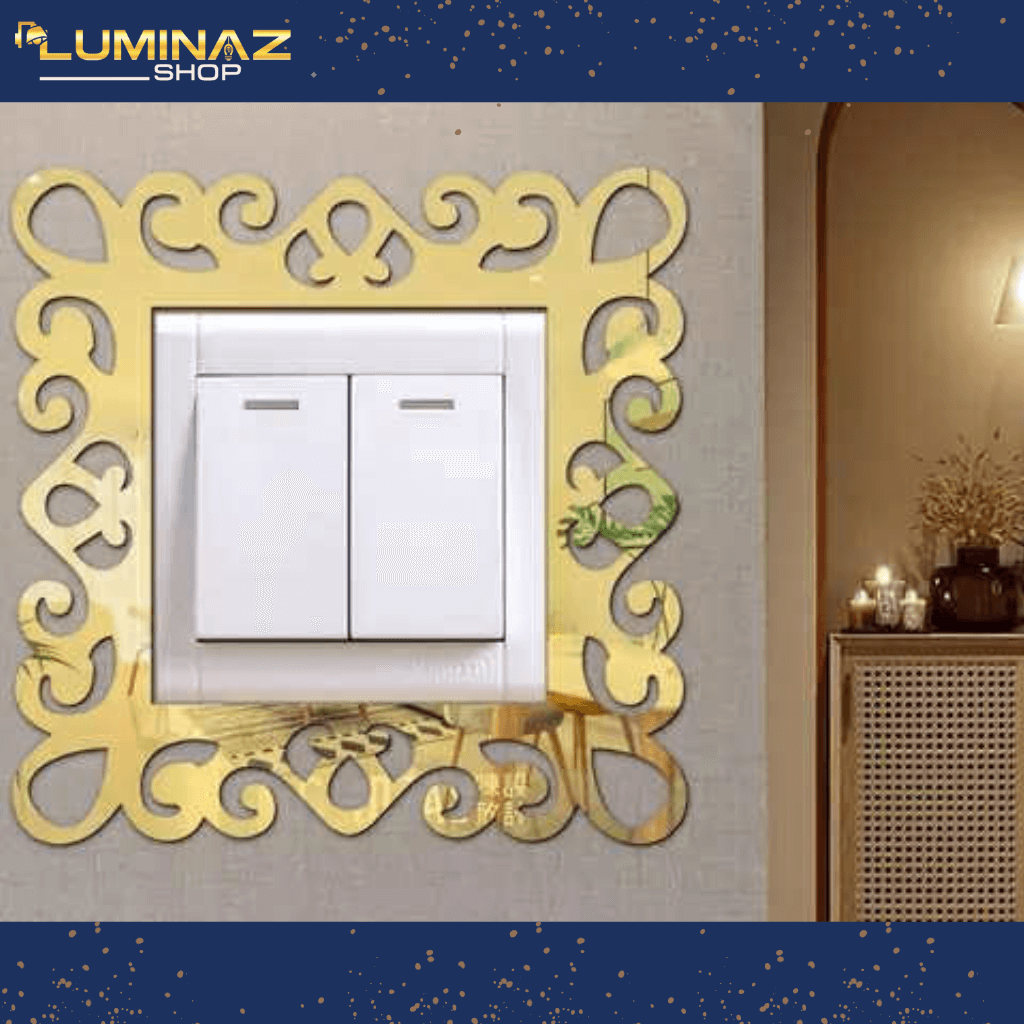 إطار ديكوري عصري لمفاتيح الإنارة والجدران - الصورة 3